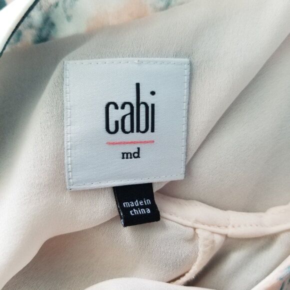 Cabi Artsy Pullover Sleeveless V Neck Tank Top Multicolor Blouse Size md - Picture 6 of 9